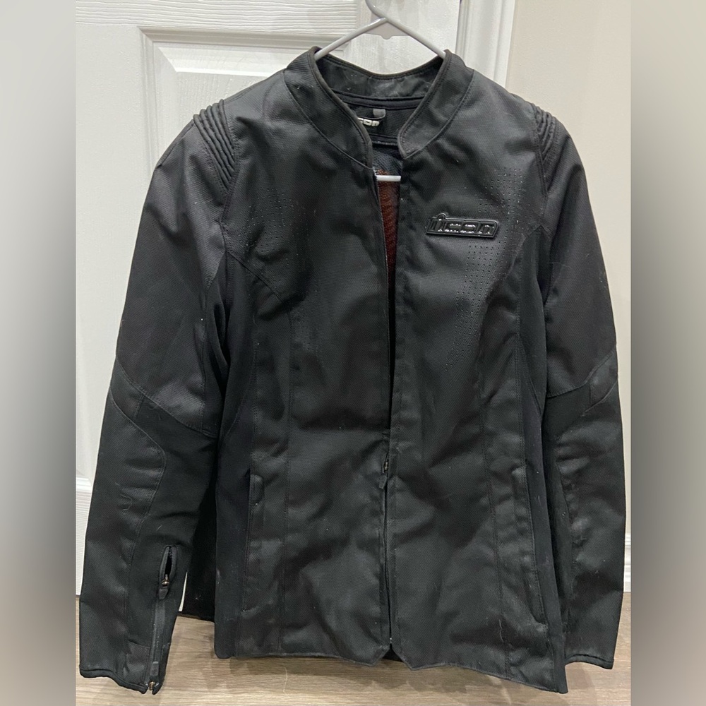 ICON OVERLOAD STEALTH Woman’s bike jacket 2XL
